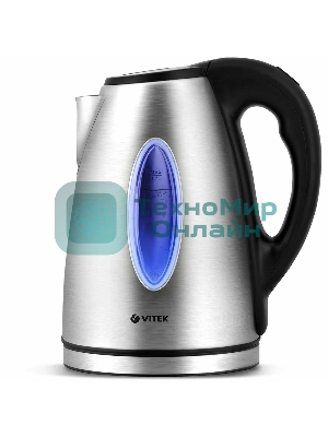 Чайник электрический Vitek VT-7019 ST стальной