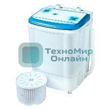 Активаторная стиральная машина Bravo WMH-40T белый, загрузка вертикальная 3,5 кг, класс: A