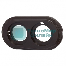 Рамка Bironi BF1-620-22 2-м Лизетта ретро ABS-пластик коричневый