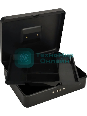 Ящик для денег без номинала Cactus CS-DCB-004 90x300x240 графитовый