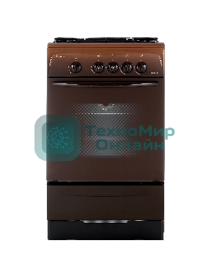 Плита газовая Gefest ПГ 3200-08 К43 коричневый, конфорок 4 шт, духовка 42 л, 50 см x 85 см x 53 см