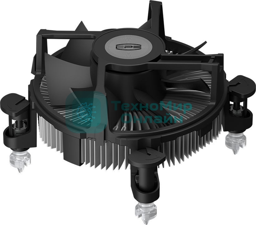 Устройство охлаждения (кулер) PcCooler R94-V2 Soc-1700/1851 4-pin Al 65W 158gr Ret (R94V2-XXNIXX-GL)