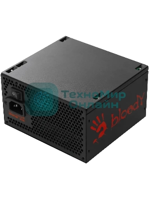 Блок питания Bloody BD-PS500W, 500Вт, 80 PLUS белый, 120мм,черный
