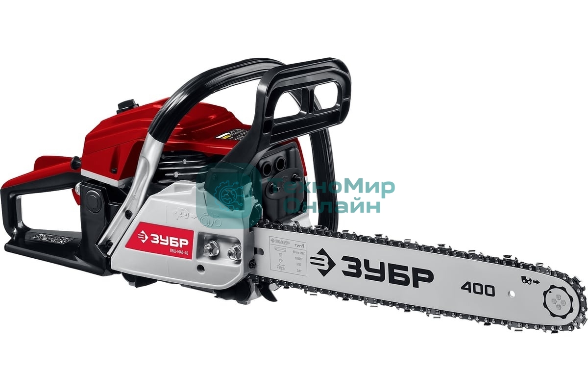 Бензопила Зубр ПБЦ-М40-40, 40 см3, шина 40 см