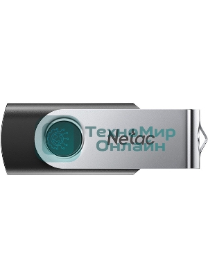Флешка USB Netac U505 (NT03U505N-256G-32BK), 256Gb, USB 3.0, R/W 110/45, черный/серебристый