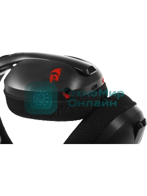 Гарнитура Redragon Ire Pro чёрный, беспроводная + проводная, Bluetooth / USB, до 25 ч