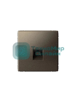 Розетка компьютерная SE GAL000683 ArtGallery RJ45 кат.5E механизм мокко