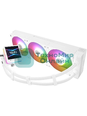 Водяное охлаждение для процессора Thermalright Grand Vision 360 (360mm, LED, White, ARGB/Fans: 3x120mm, 80.45CFM, 29.4dBA, 2150RPM/Pump height 72.5mm, 6400RPM, Rad thickness 27mm/S: 1700, 1200, 1851, 115X, 2011, 2066, AM5, AM4)