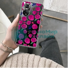 Чехол (клип-кейс) Gresso Air, для Honor 50, прозрачный/рисунок gr17aaae9323