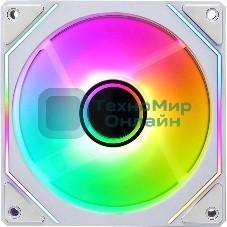 Вентилятор для корпуса Aerocool/Formula Floe 12WH ARPW ARGb белый, 120 мм, 1500 об/мин, 26.8 дБ, 4 pin