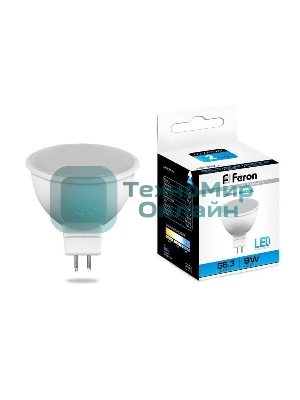 Лампа светодиодная Feron LB-560 9W 230V G5.3 6400K MR16
