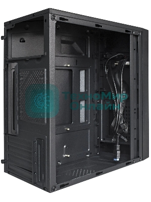 Компьютерный корпус Minitower ExeGate BAA-109U2-UNS400 (mATX, БП UNS400 с вент. 12см, 2*USB+2*USB 3.0, аудио, черный)