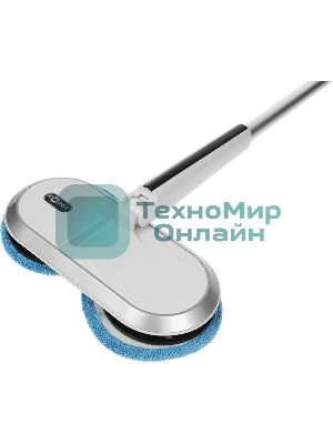 Пылесос-электровеник Xbot RM2 серый, питание от аккумулятора, 240 Вт, уборка сухая