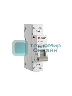 Выключатель автоматический EKF M634110B 1п B 10А 4.5кА ВА 47-63N PROxima