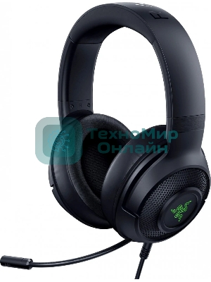 Гарнитура Razer Kraken V3 X чёрный, проводная, USB