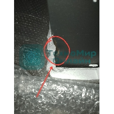 (Поврежденный товар) Холодильник Weissgauff WRK 2010 D Inverter NoFrost Black Soft Close (Вмятина на нижней двери и на левой стороне.)