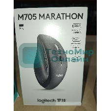(Поврежденная упаковка) Мышь беспроводная Logitech M705 Silver (USB, 1000dpi, 5but) (910-001964)