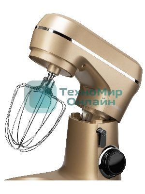 Миксер планетарный Starwind SPM6163 1300 Вт, золотистый