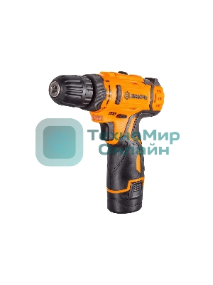 Дрель-шуруповерт Вихрь ДА-12Л-2КА, 12 В, 1,5 Ач, 25 Нм, щеточный
