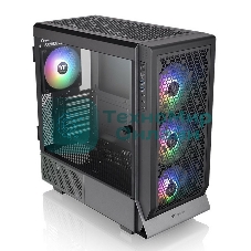 Компьютерный корпус Thermaltake Ceres 500 TG ARGb черный без БП ATX 4x140мм 2xUSB3.0 1xUSB3.1 audio bott PSU