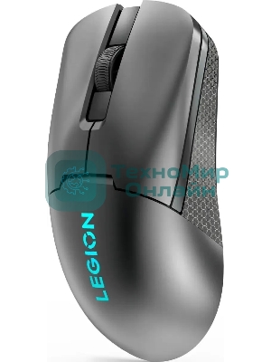 Мышь беспроводная Lenovo Legion M600s Qi Wireless Gaming темно-серый оптическая 19000dpi BT/Radio USB (GY51H47355)