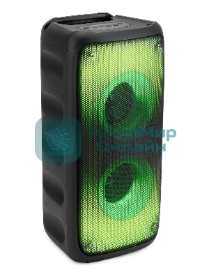 Минисистема Hyundai H-MC1230 черный 40Вт FM USB BT micro SD