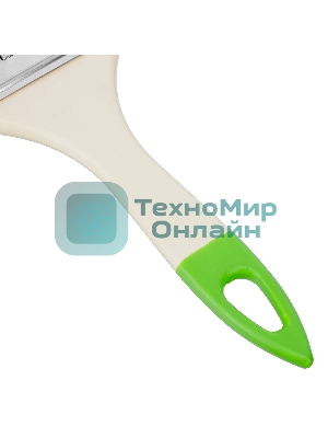 Кисть флейцевая Сибртех, 50, 8, натуральная щетина, пластиковая рукоятка, 10шт