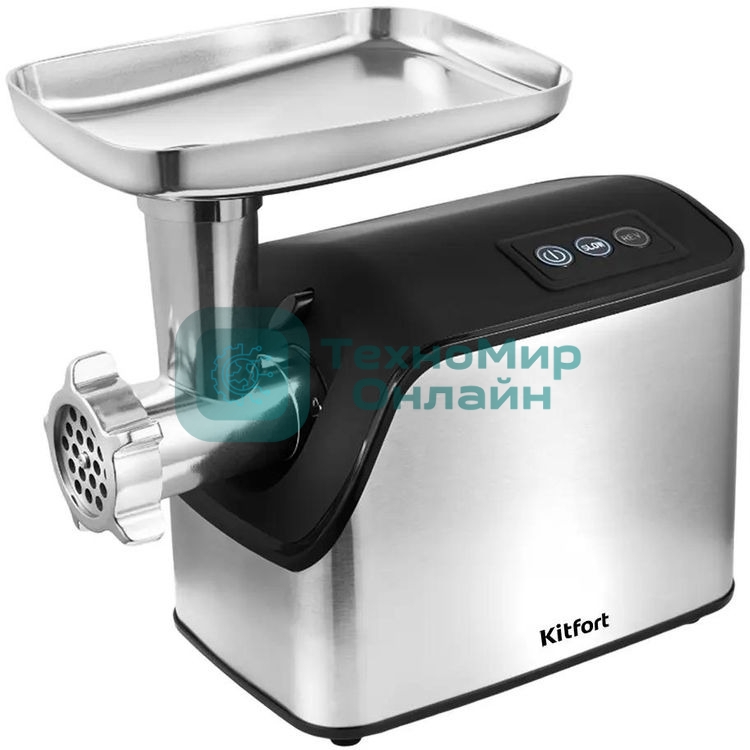 Мясорубка электрическая Kitfort КТ-2104 1800Вт серебристый/черный