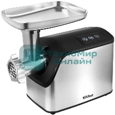 Мясорубка электрическая Kitfort КТ-2104 1800Вт серебристый/черный