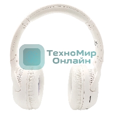 Беспроводные/проводные наушники Hyundai H-HP101 белый, накладные, Bluetooth + проводной, до 7 ч