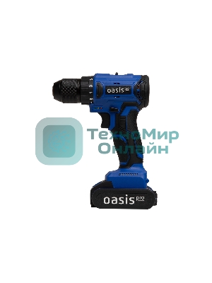 Дрель-шуруповерт Oasis ASB-18V PRO (J) 201, 18 В, 2 Ач, 50 Нм, бесщеточный