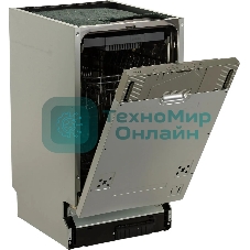 Встраиваемая посудомоечная машина Gorenje GV520E10S, черный, 44.8 см, 11 компл., 47 дБ, класс A++