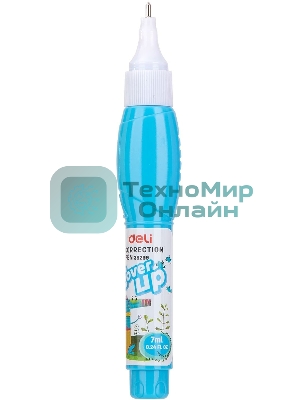 Ручка корректор Deli E39299 шариковый белый 7мл