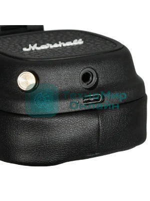 Беспроводные/проводные наушники Marshall Major V черный, накладные, Bluetooth + проводной, беспроводная зарядка, до 100 ч