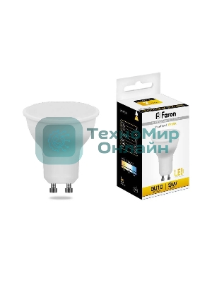 Лампа светодиодная Feron LB-560 9W 230V GU10 2700K MR16