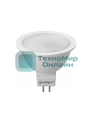 Лампа светодиодная ОНЛАЙТ 71637 OLL-MR16-5-230-3K-GU5.3