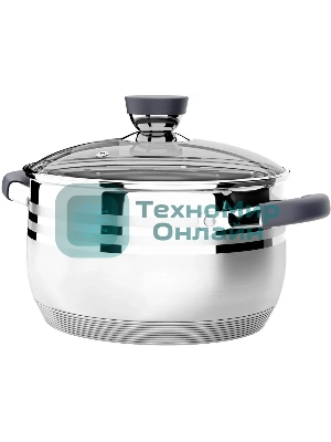 Кастрюля Lara LR02-471 Mercury 2,9 л, 18 см, нержавеющая сталь, с крышкой