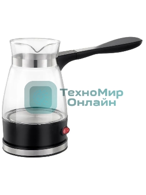 Турка электрическая Energy EN-297 стекло, 0,4 л, 600 Вт