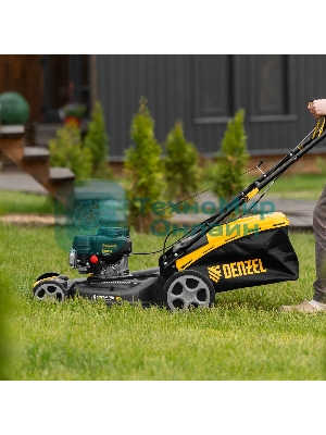 Газонокосилка бензиновая Denzel GLR-510SP-ZS, 171 см3, ширина 51 см, привод, травосборник 65 л