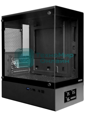 Компьютерный корпус Ginzzu RX400D mATX жк. Дисплей