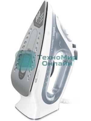 Утюг Braun SI 3054 GY серый/белый, 2400 Вт, 45 г/мин, 180 г/мин, 270 мл