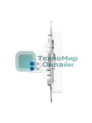 Механизм розетки RJ45 (cat5) EKF UP1-SOW-RJ45-5 белый Эпика