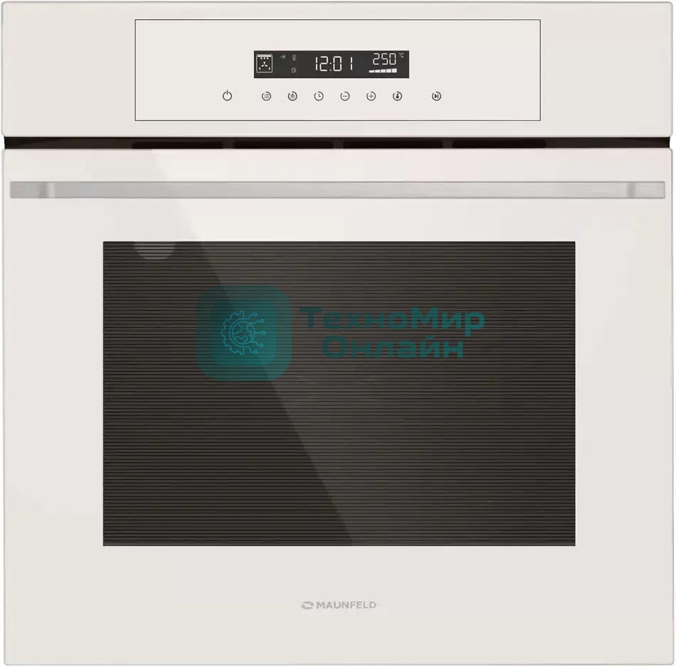 Шкаф духовой электрический Maunfeld AEOD60103BG, 60л, дверца с 3 стеклами, бежевый