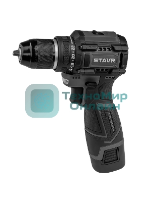 Дрель-шуруповерт СТАВР SDD 16BL-2K, 16 В, 2 Ач, 34 Нм, бесщеточный