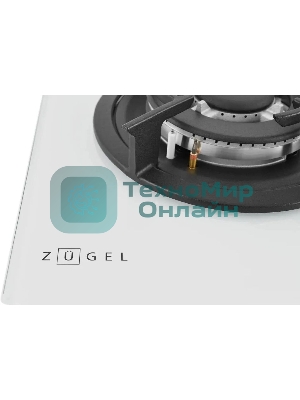 Варочная панель газ ZUGEL ZGH603W, белая