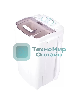 Стиральная машина Славда WS-30ET белый загрузка вертикальная 3 кг, 0 об/мин, класс А