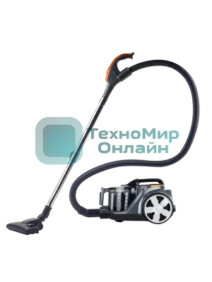 Пылесос Centek CT-2544 серый/бронзовый, 450/2400 Вт, уборка сухая, пылесборнмк контейнер 3 л