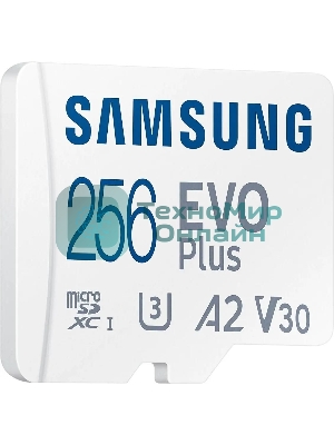 Флеш карта Samsung EVO Plus microSDXC 256Gb MB-MC256KA/EU