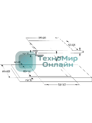 Индукционная варочная панель Gorenje GI6401BSC черный