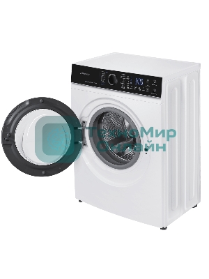 Стиральная машина c инвертором и паром Maunfeld MFWM127IWHT белый, загрузка фронтальная 7 кг, 1200 об/мин, класс: A+++